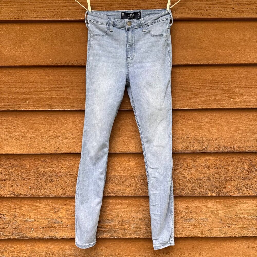 Hollister High-Rise Jean Legging Stretchy blue Jegging Jeans Size 27